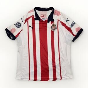 Club Deportivo Guadalajara Chivas Puma Jersey Men’s Medium Red White
